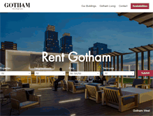 Tablet Screenshot of gothamproperties.com